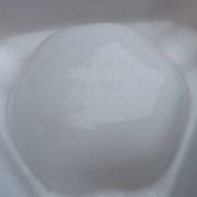 Opal glass ashtray Noilly Cassis / Noilly Prat Opalex Made in France