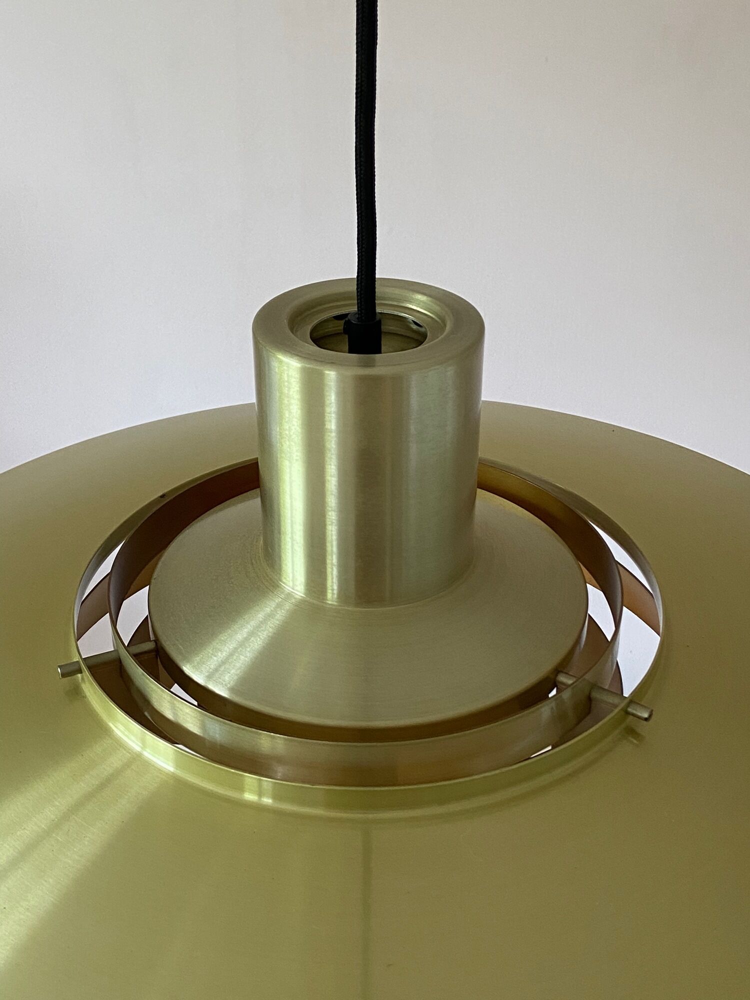 Brass Preben Fabricius & Jørgen Kastholm Pendant Lamp by Nordisk Solar Denmark