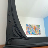 Black Art Deco mirror
