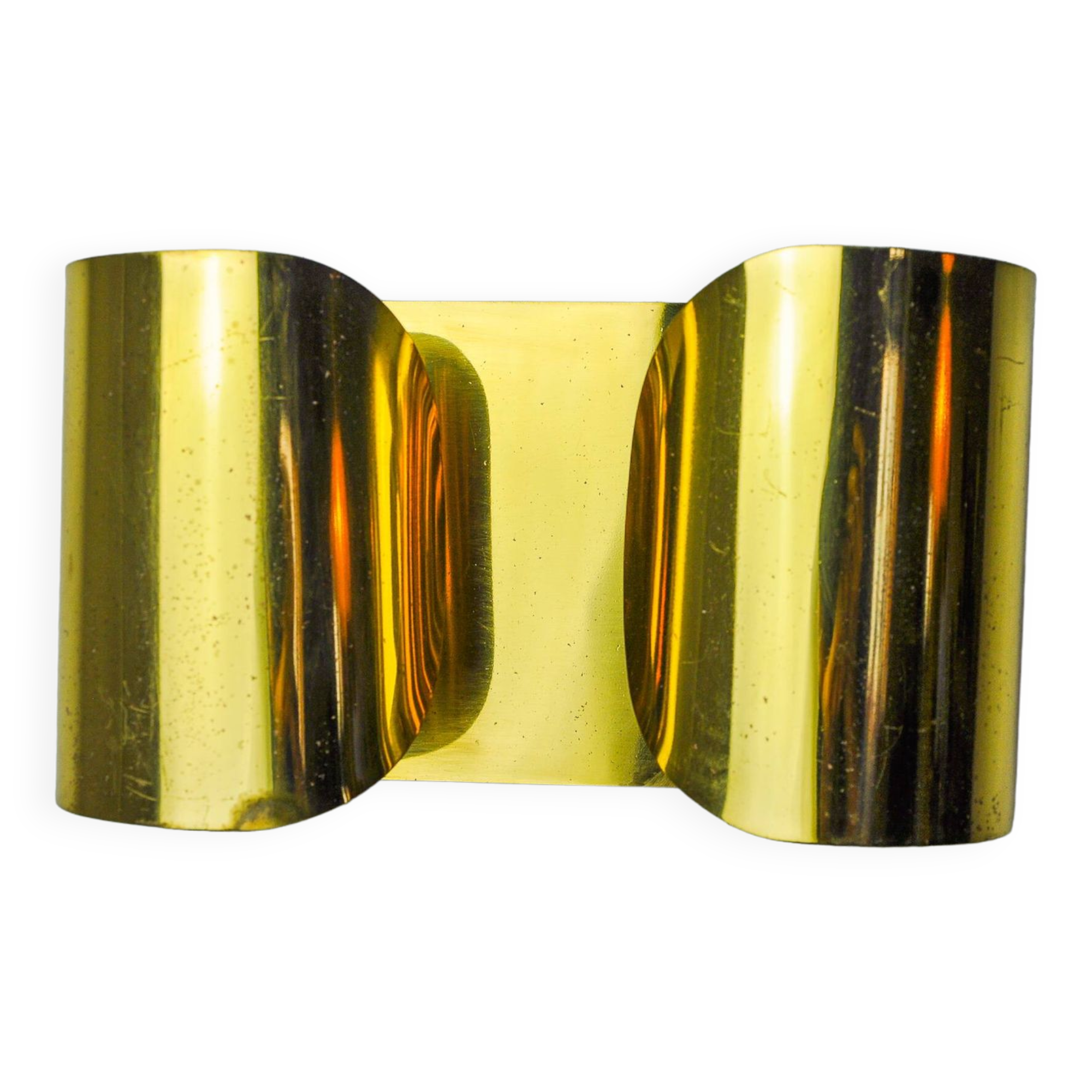 “Foglios” wall lamp in brass, Italy, 1970