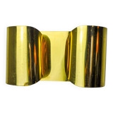 “Foglios” wall lamp in brass, Italy, 1970