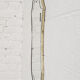 Rearview mirror and screen-printed free-form 60s on gilded frame