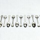 Christofle - 12 Moka spoons Pearls