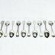 Christofle - 12 Moka spoons Pearls