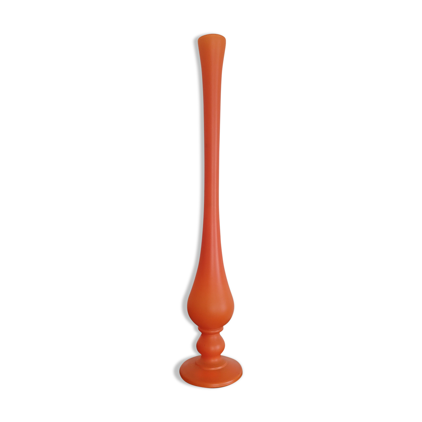 Vase orange JG Durand