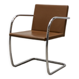 BRNO chair from the Knoll brand in brown leather