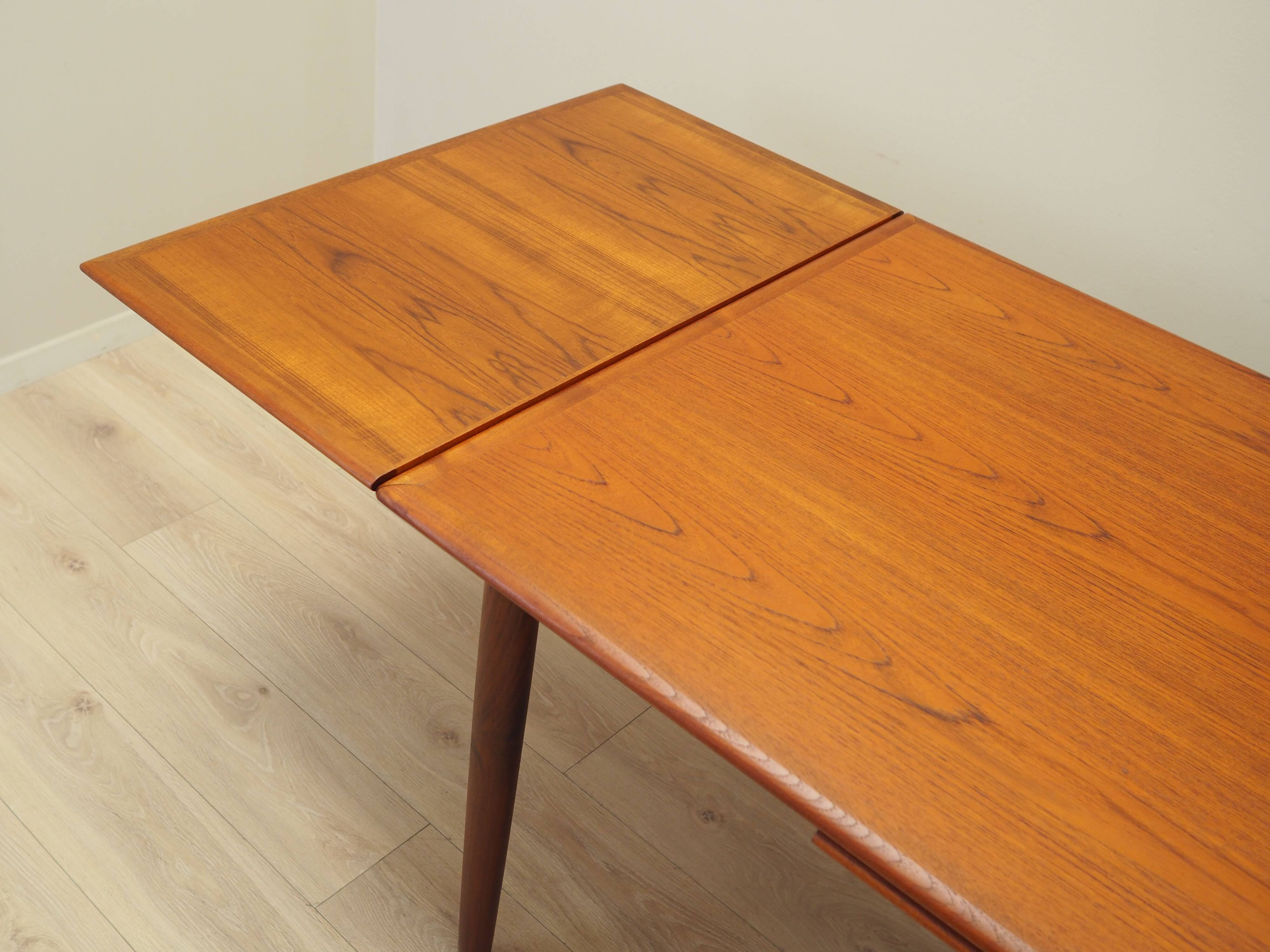 Teak table, Danish design, 1970s, production: Denmark