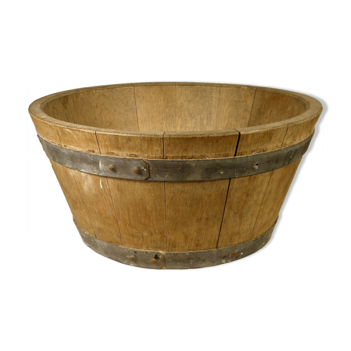 Old wooden bucket 36 cm