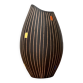 West German Vase in Ceramic WGP Fish Mouth from the Mid-Century by Steuler, 1960s