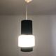 Vintage pendant lamp 1950 Louis Kalff Philips opaline - 33 cm