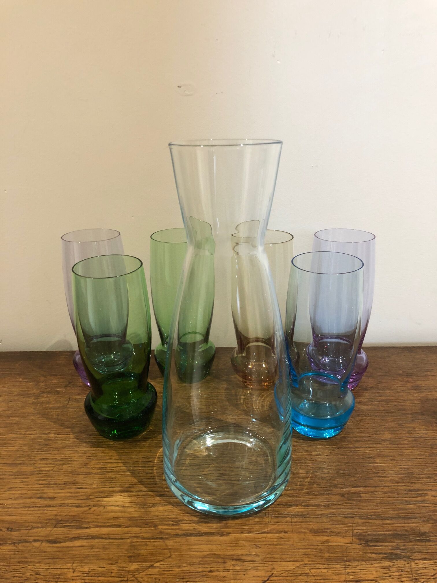 Pitcher and glasses 1970