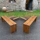 Charlotte Perriand Pair of benches Les Arcs 1600
