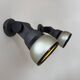 Pair of adjustable vintage wall lights, lacquered metal, Lita France 1980