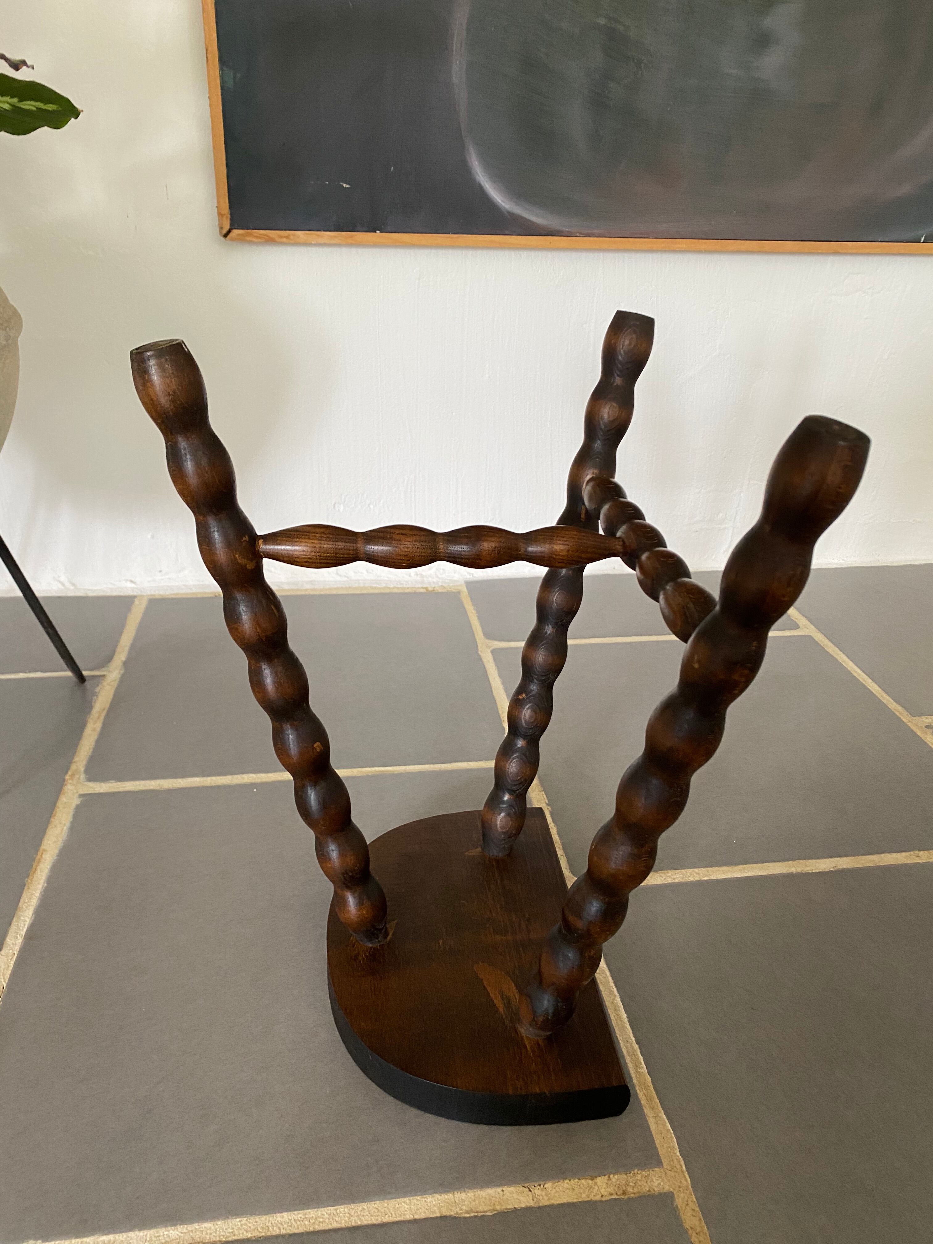Vintage tripod farm stool