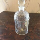 Old Guerlain perfume bottle engraved glass bees