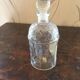 Old Guerlain perfume bottle engraved glass bees
