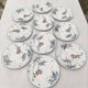 10 flat plates in Limoges porcelain - Haviland