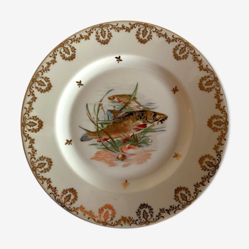 Limoges porcelain fish service