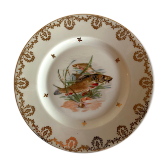 Limoges porcelain fish service