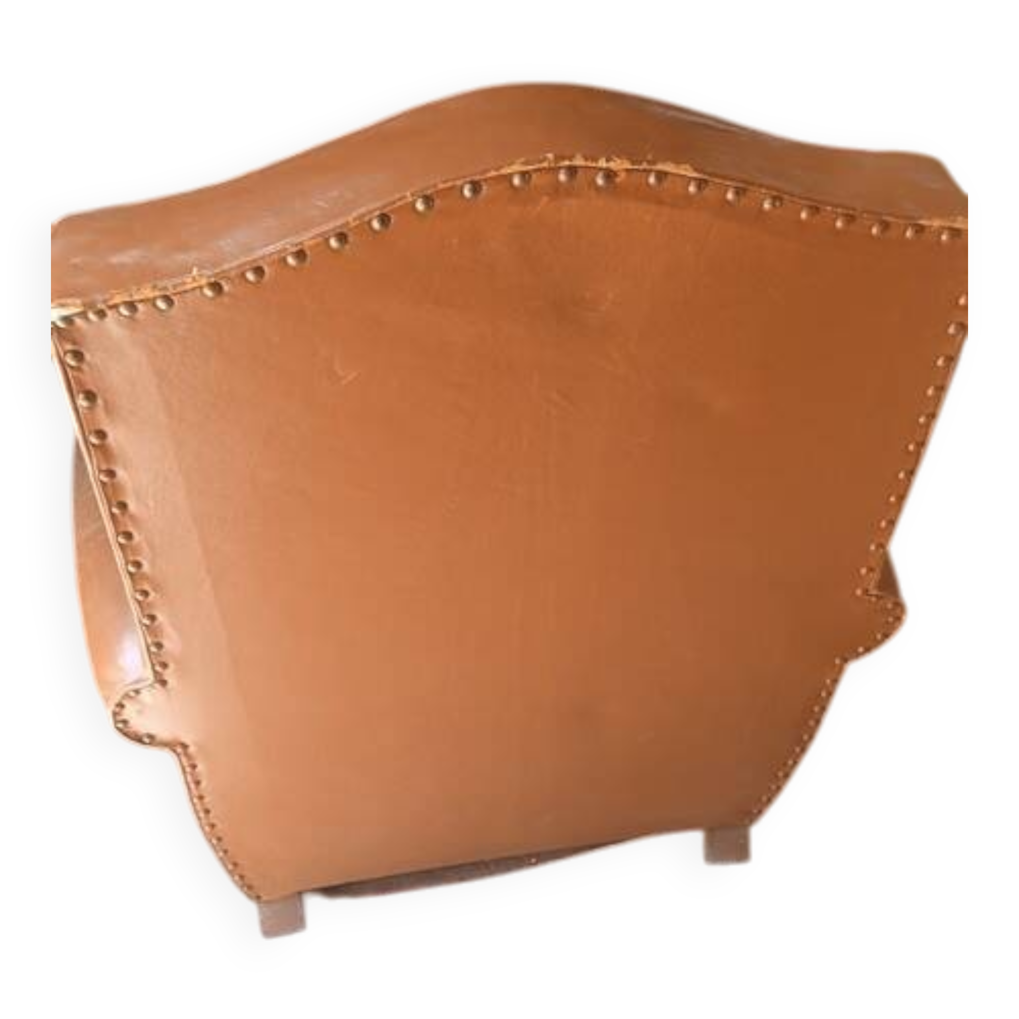 Vintage leather club chair