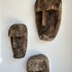Large Timor mask in patinated wood H:50cm (2)