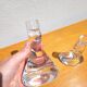 Pair of Sèvres crystal candlesticks