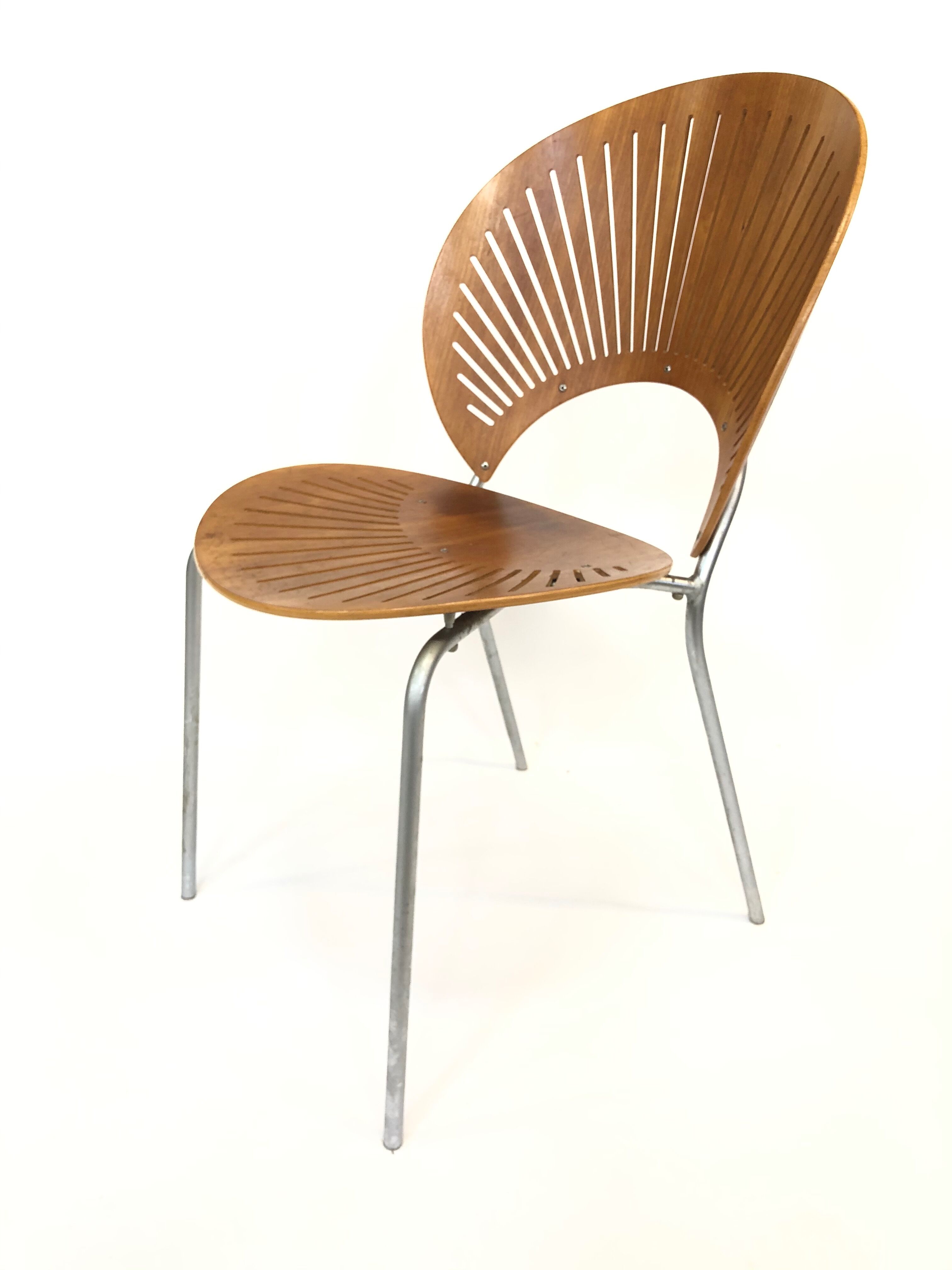Suite de quatre chaises danoise "Trinidad" par Nanna Ditzel pour Fredericia Stolefabrik en teck