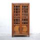 Vintage wooden showcase cabinet