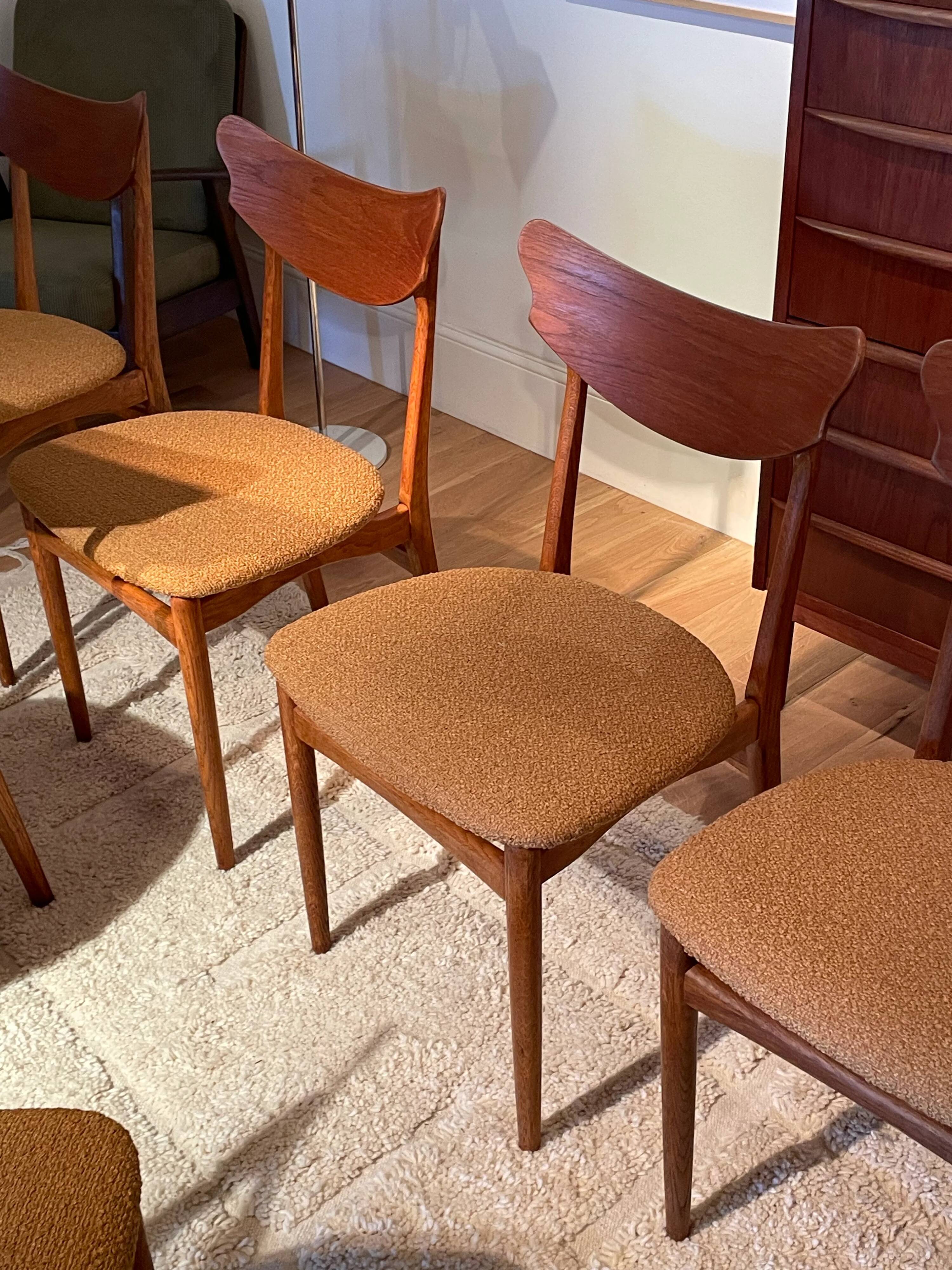 Chaise scandinave vintage « Rosa » (6 disponibles)