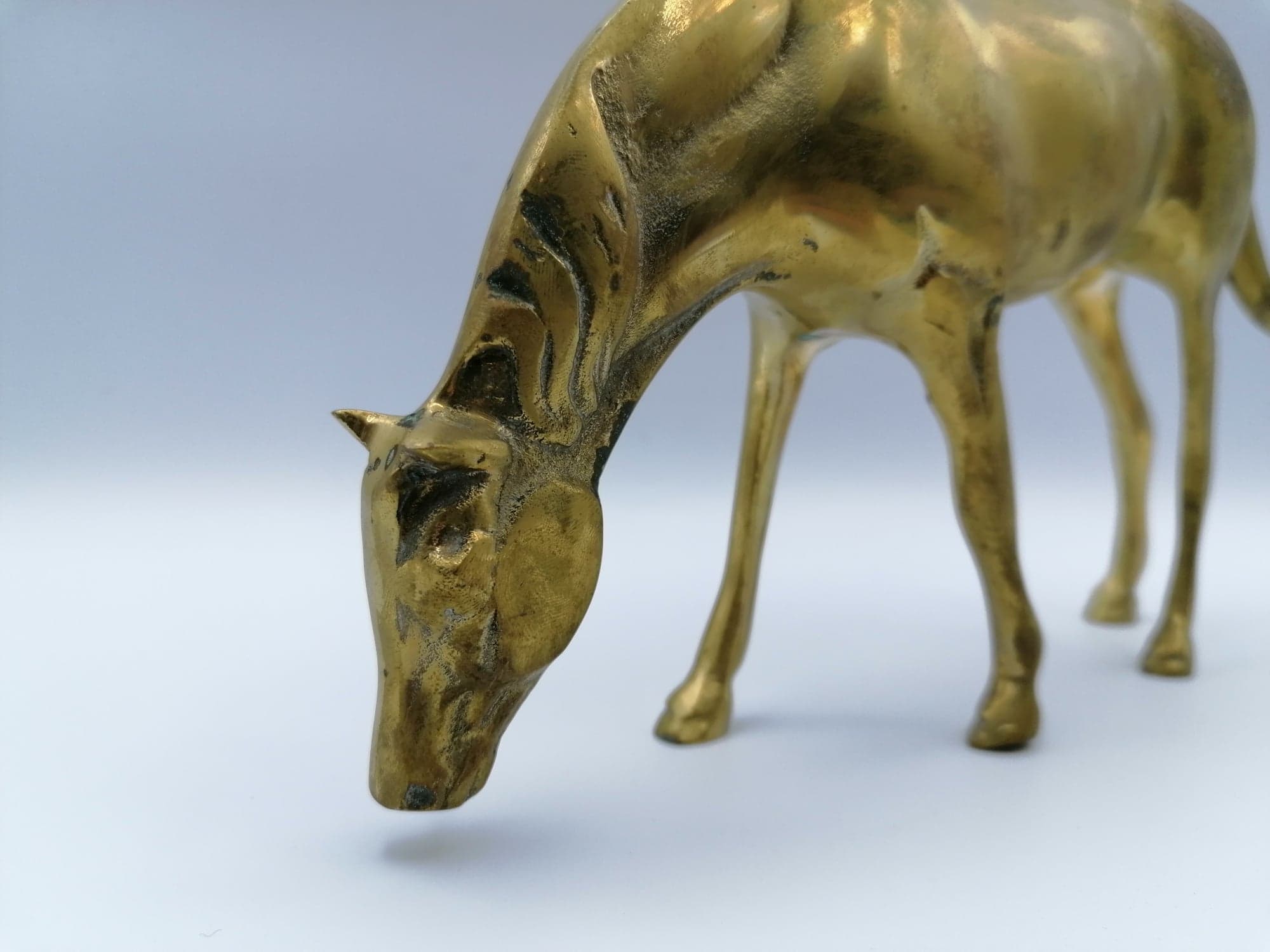 Brass horse