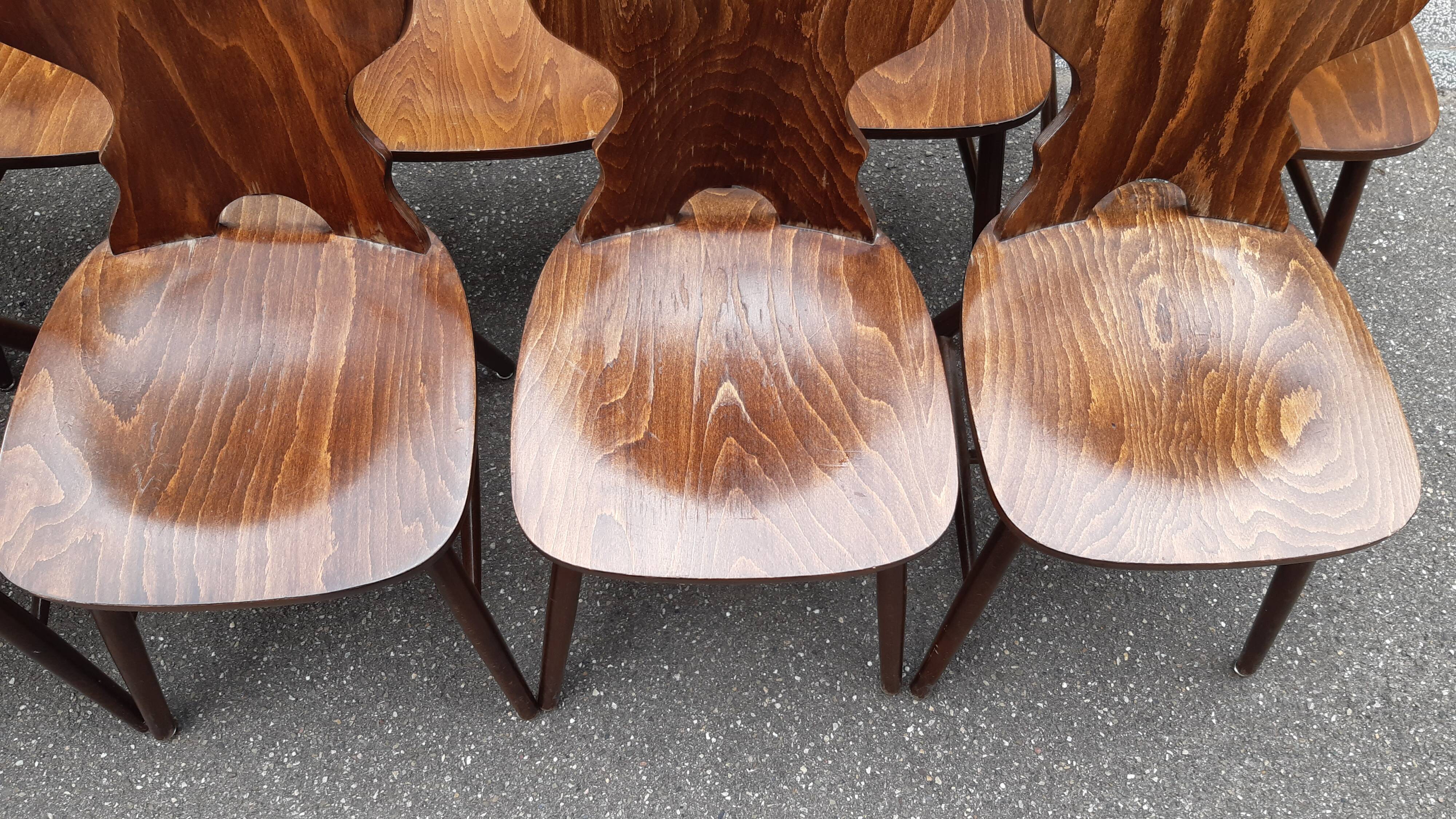 Lot 16 chairs bistro brasserie chalet deco mountain