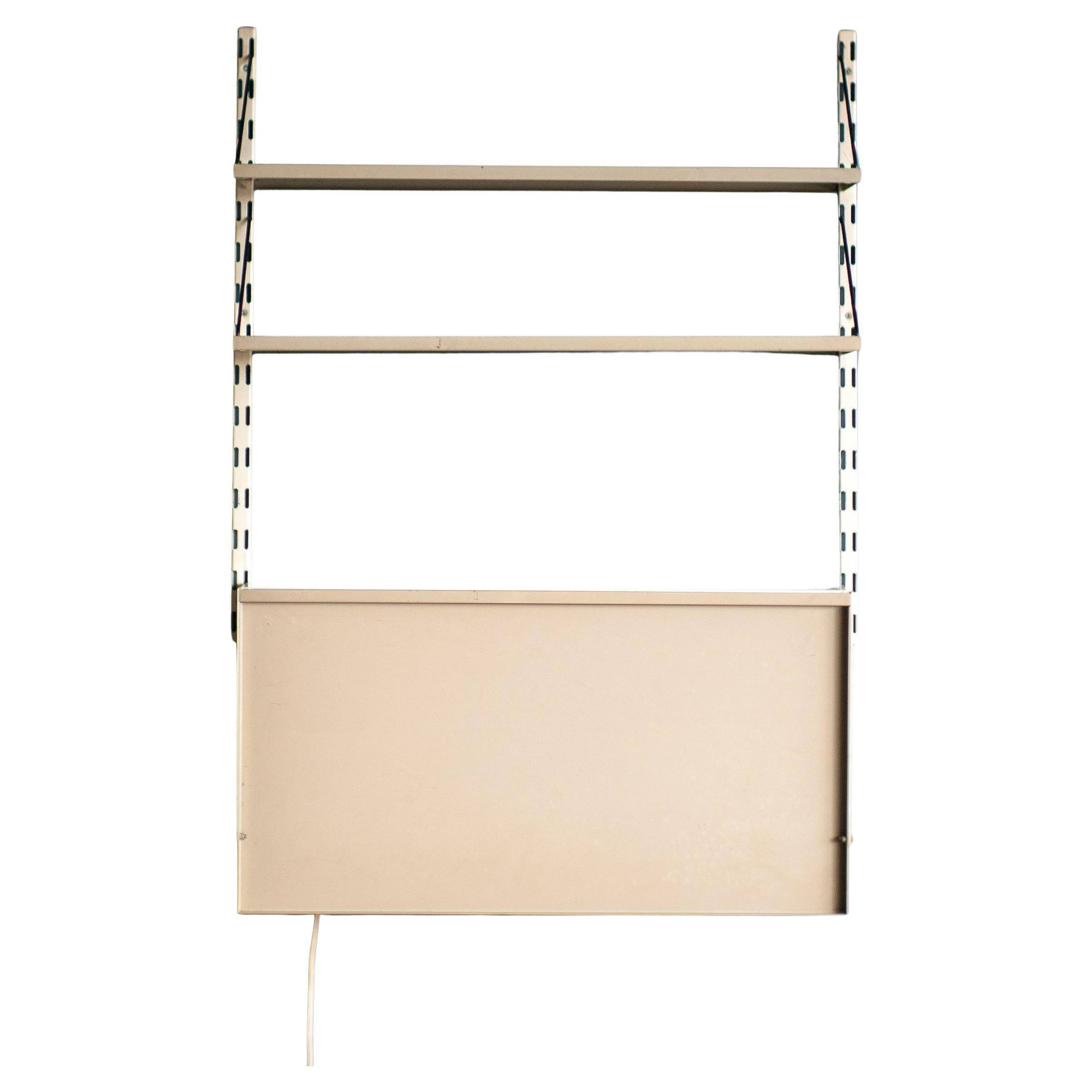 Pilastro Wall Secretary with Integrated Light - Dutch Mid-Century Modern