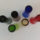 6 verres colorés