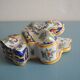 Ancien vase bouquetière murale faïence Desvres Fourmaintraux wall vase