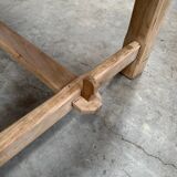 Solid oak farmhouse table