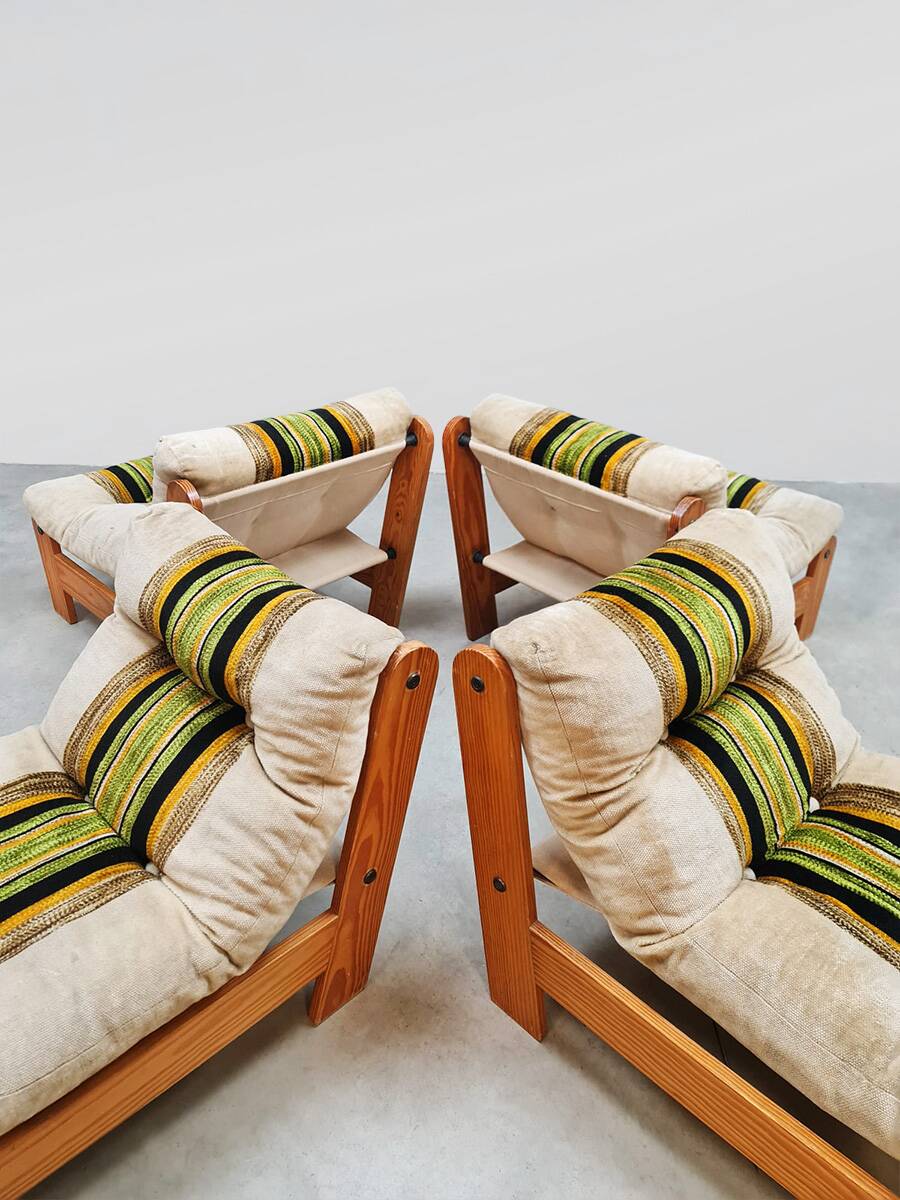 Vintage lounge chairs easy chair seventies