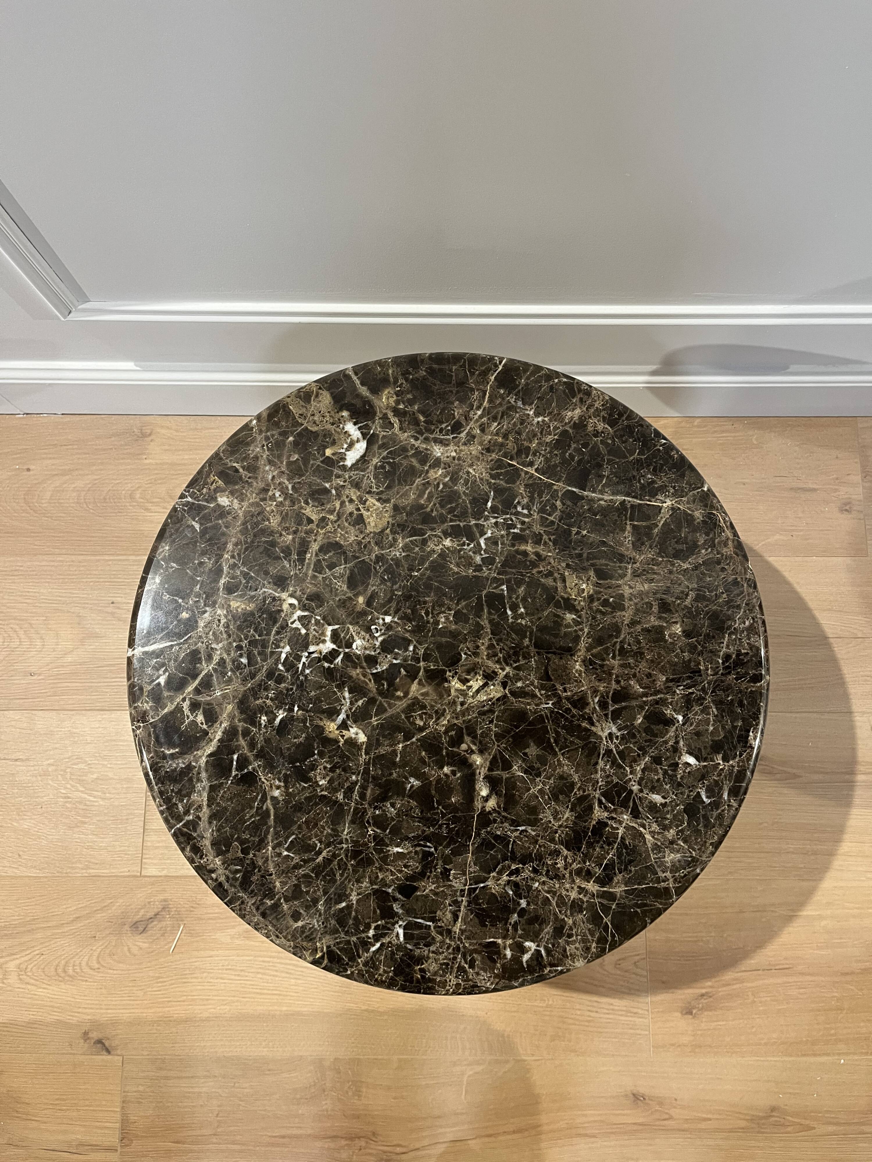 emperador brown marble side table dark brown marble table