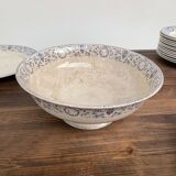 Set of 23 pieces of Marie Louise ironstone service