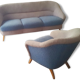 Canapé danois années 50 avec son fauteuil