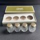 Box of Christofle salt and pepper shakers – solid silver
