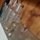 Lot d'anciens flacons de droguerie, d'herboriste et d'apothicaire