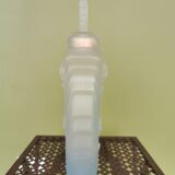 Deco art deco carafe in frosted glass
