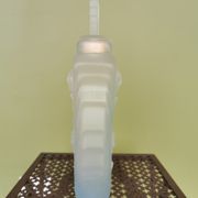 Art Deco frosted glass carafe