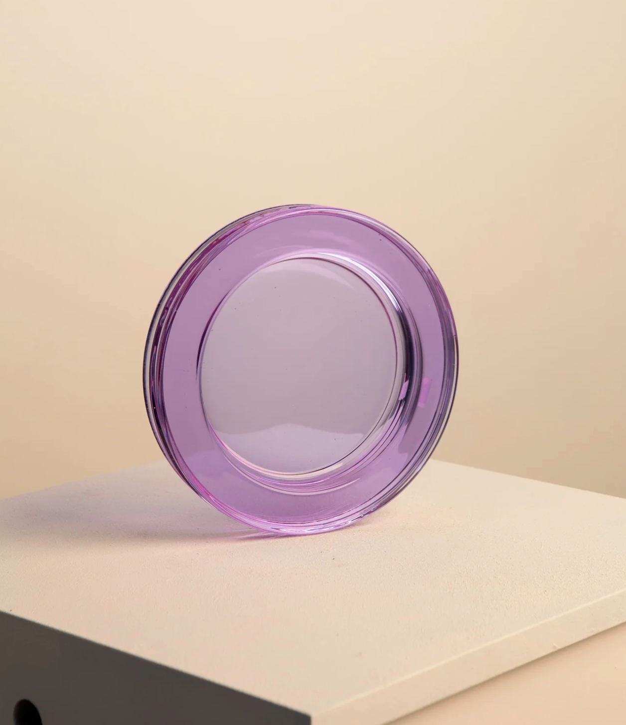 Purple crystal pocket trays by Sergio Asti for Arnolfo di Cambio 60's