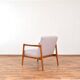 Mid-Century Swedish Teak Lounge Chair by Alf Svensson for Dux, 1960s.