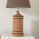 Lampe terracotta façon chanel vintage