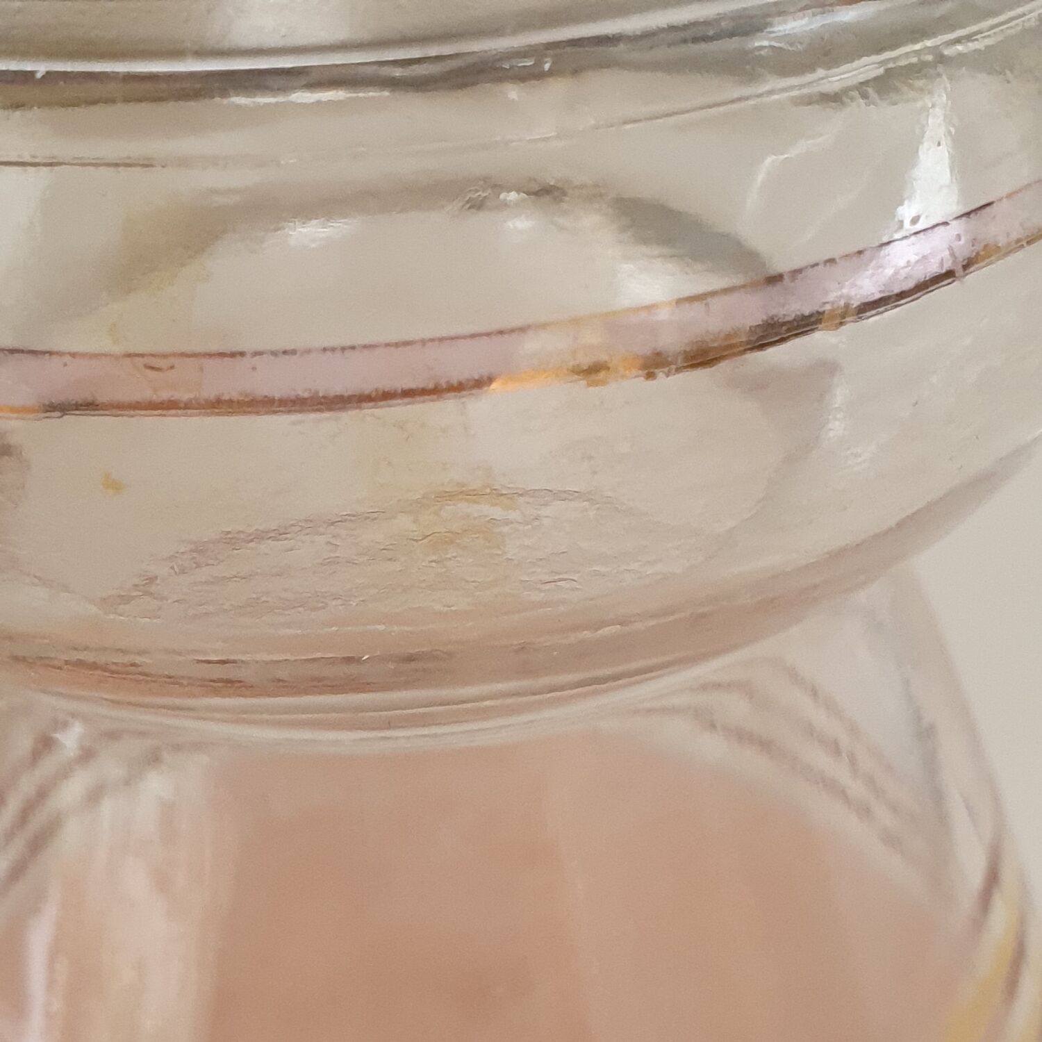 Pink granite bulb vase