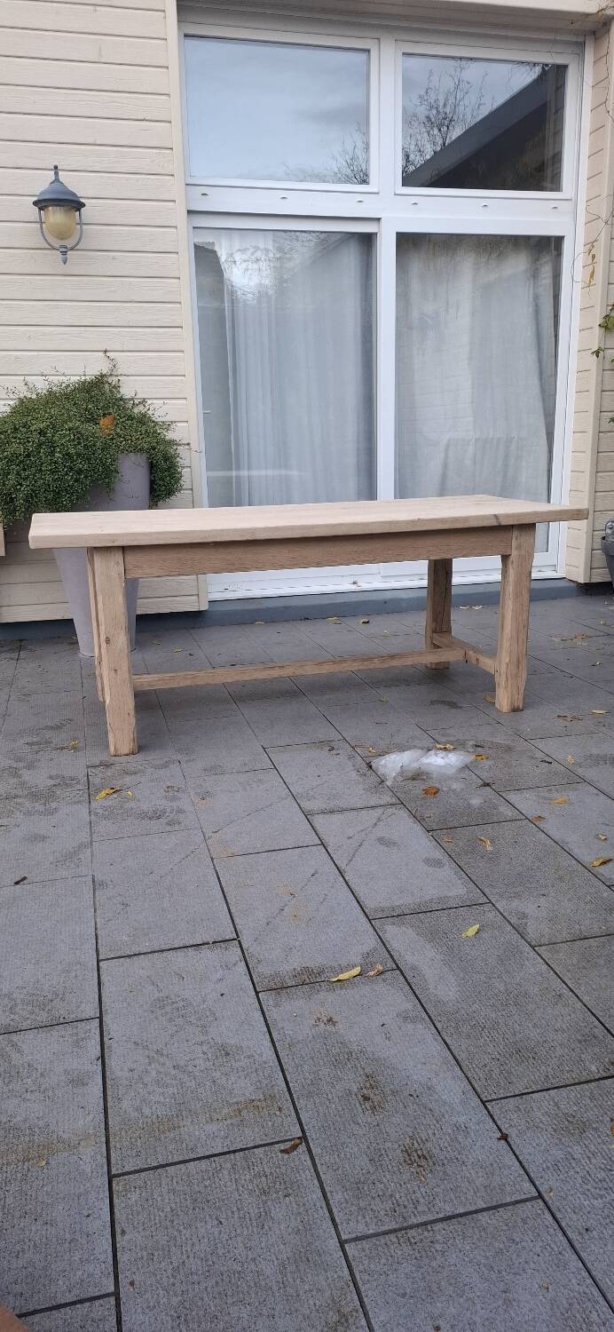 Farmhouse table with oak extensions 3m