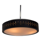 Mid-century black and white chandelier, 1960