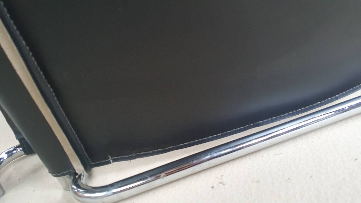 Wassily leather armchair by Marcel Breuer